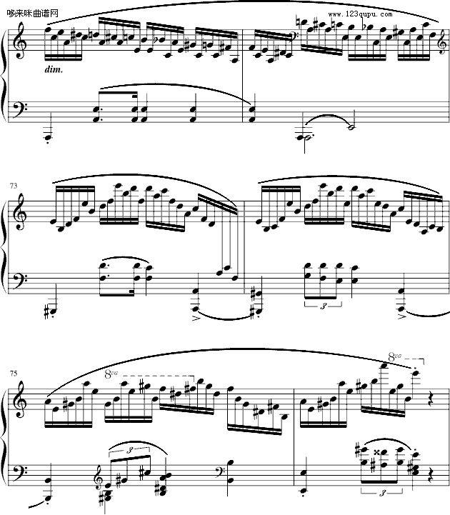 練習曲Op.25No.11-肖邦(鋼琴譜)12