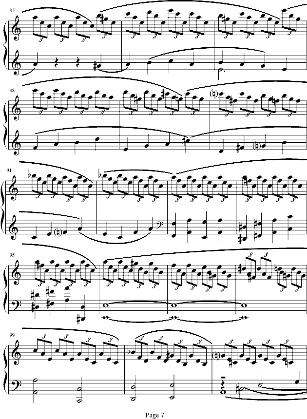 海頓奏鳴曲第一樂章(钢琴谱)7
