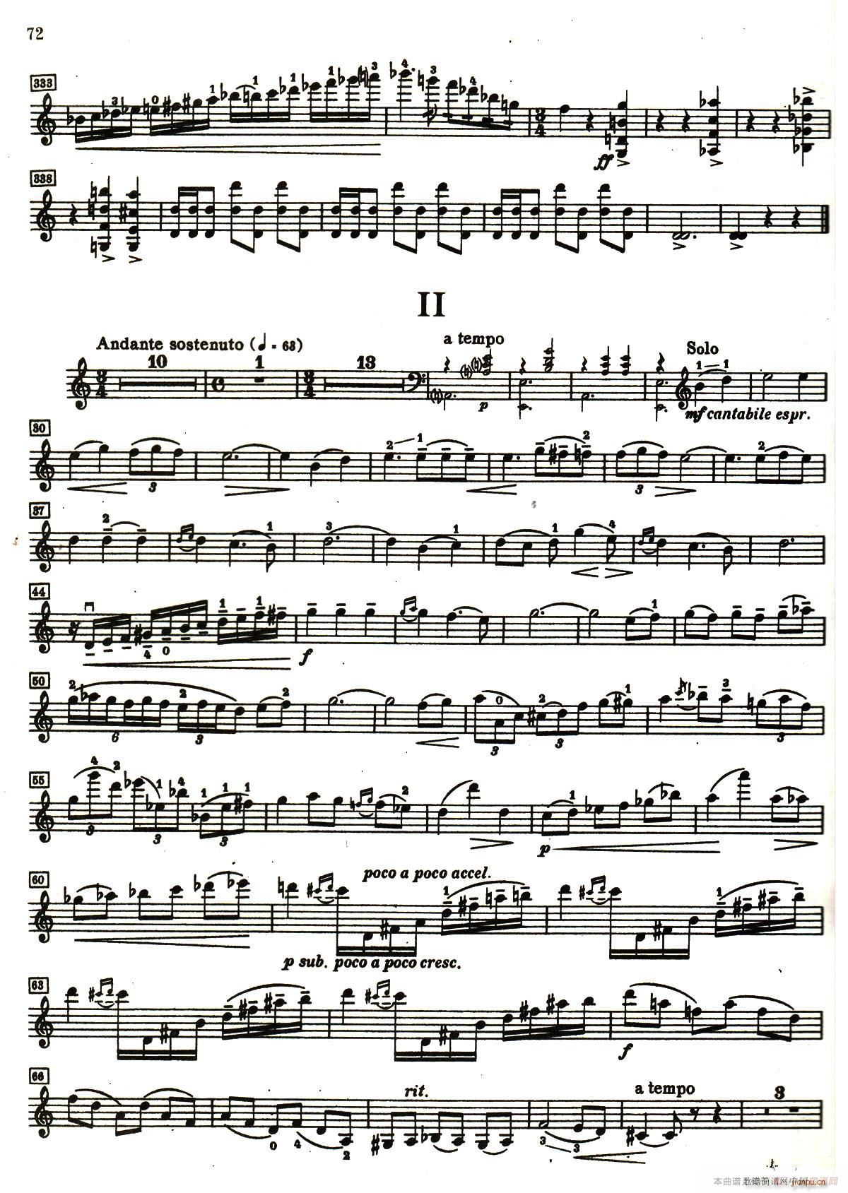 D小調小提琴協奏曲(小提琴譜)11