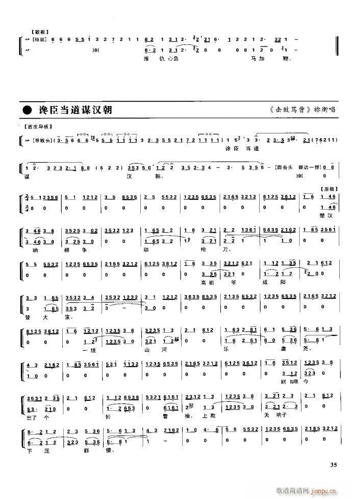 节振国 京剧现代 目录1 60(京剧曲谱)51