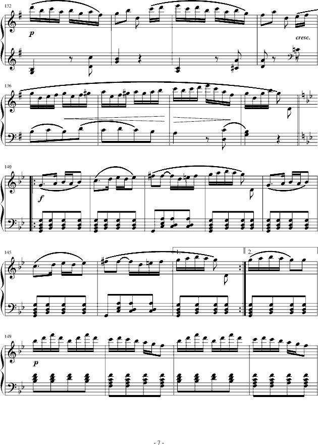 吉普賽回旋曲-下弦月版(鋼琴譜)7