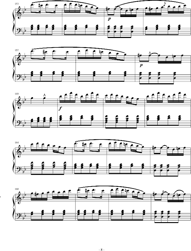 吉普賽回旋曲-下弦月版(鋼琴譜)8