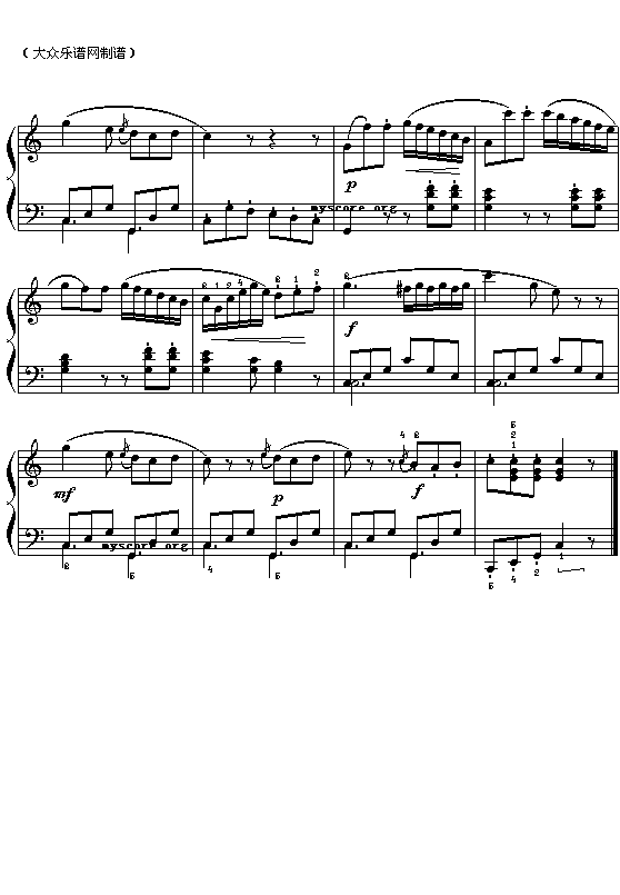 莫扎特：回旋曲 2