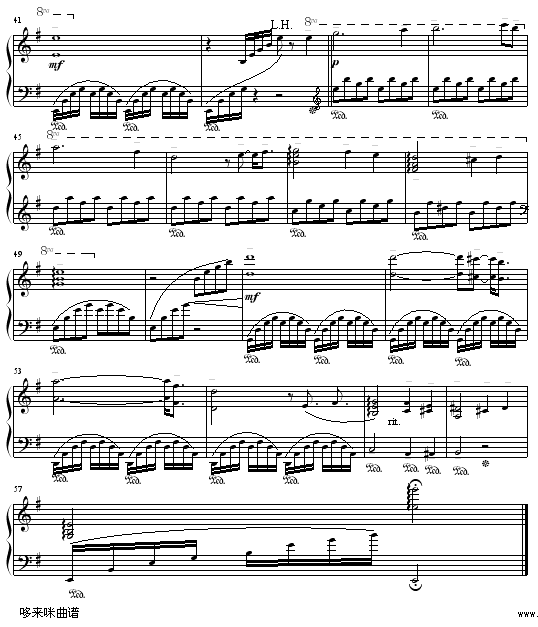 綠袖子-(修改版）-克萊德曼(鋼琴譜)3