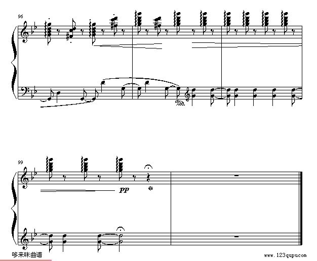 船歌-柴科夫斯基(鋼琴譜)9