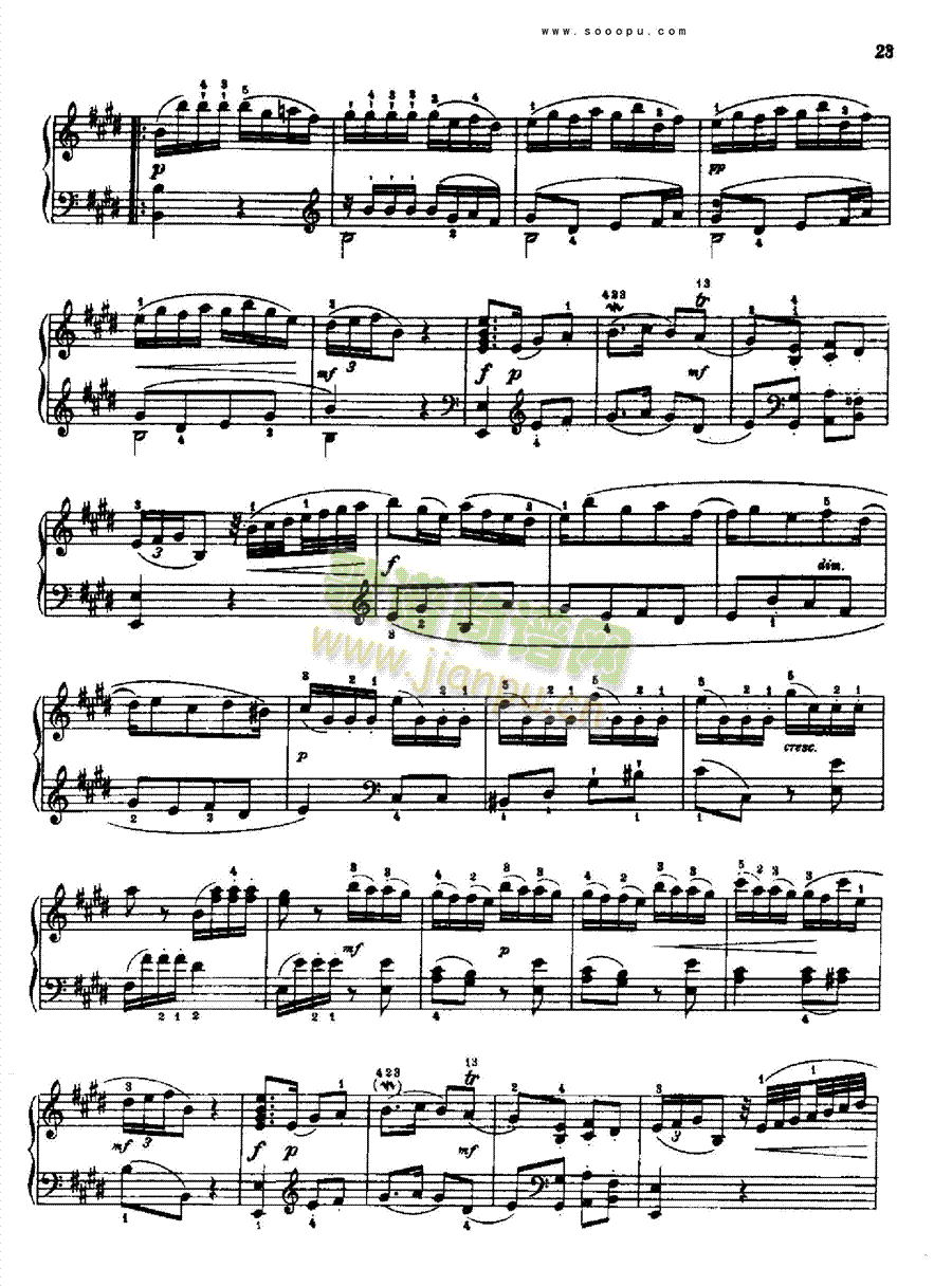 奏鸣曲三1767年出版键盘类钢琴 2