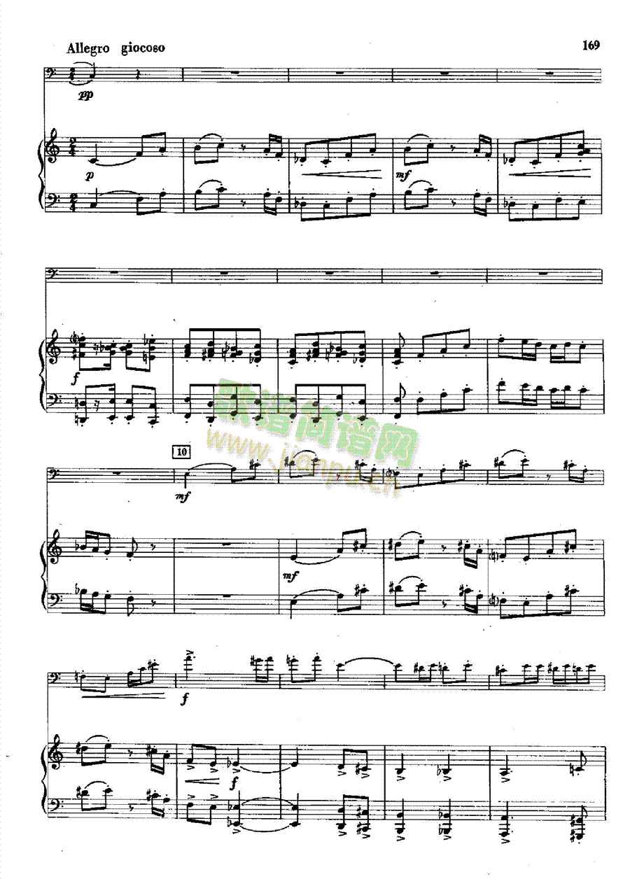 小協奏曲管樂類長號(鋼琴譜)12