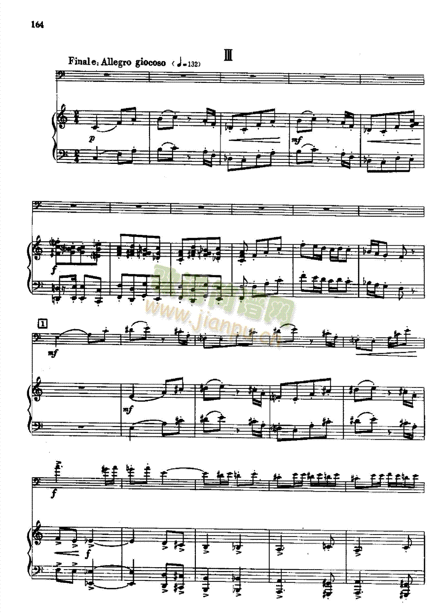 小協奏曲管樂類長號(鋼琴譜)7