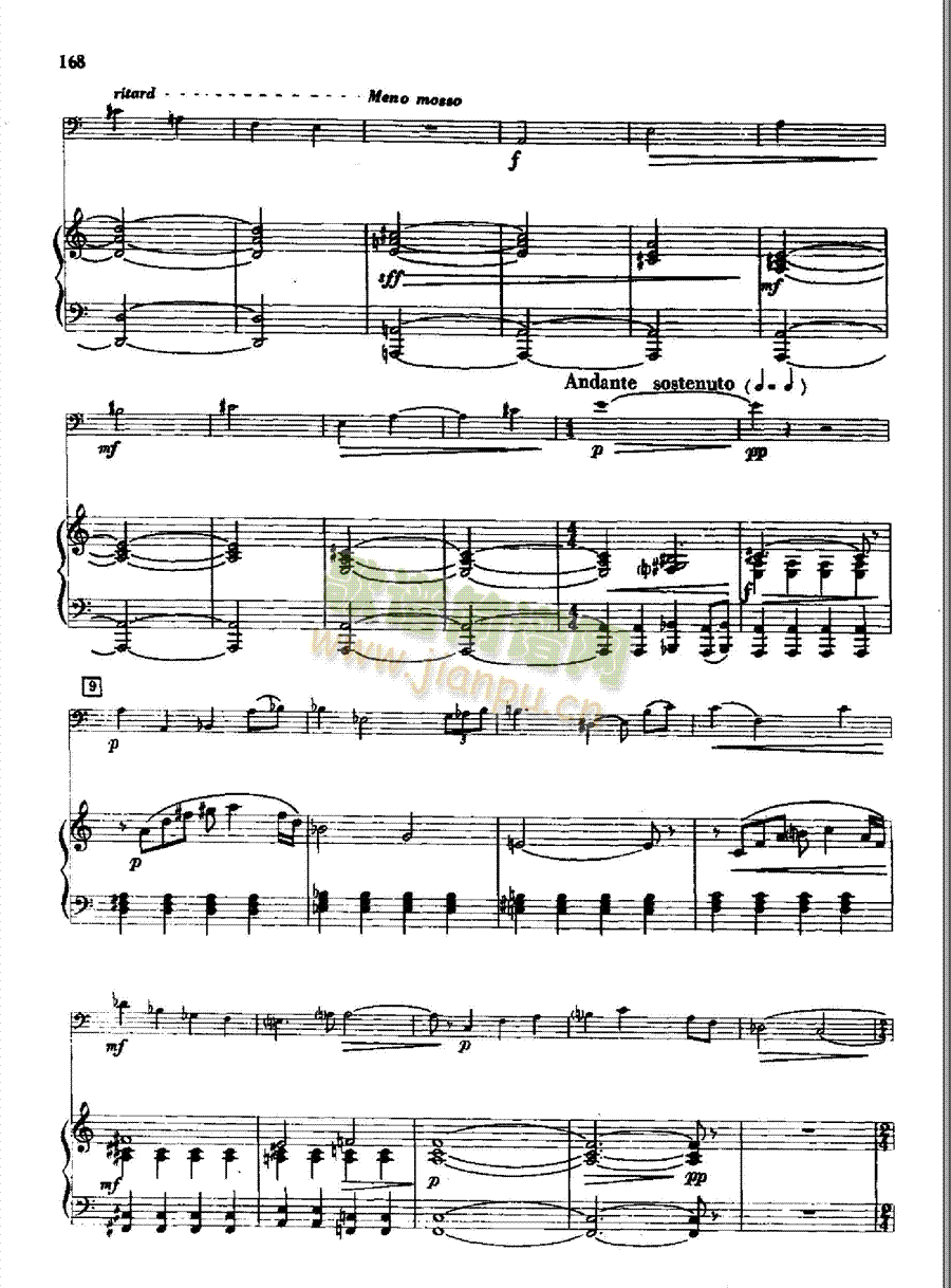 小協奏曲管樂類長號(鋼琴譜)11