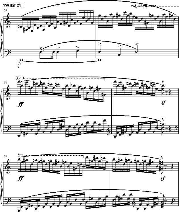 練習曲Op.25No.11-肖邦(鋼琴譜)10