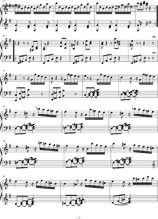 e小調奏鳴曲第一樂章-海頓(鋼琴譜)3