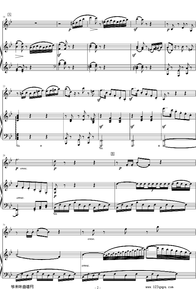 貝多芬-春天奏鳴曲第二樂章-貝多芬 2