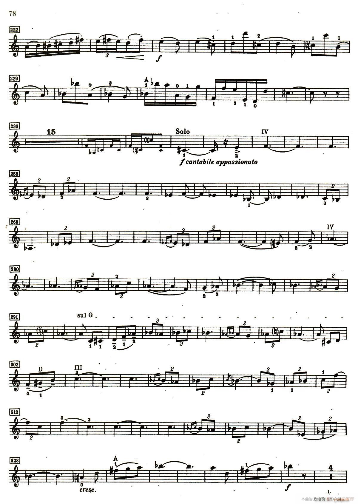 D小調小提琴協奏曲(小提琴譜)17