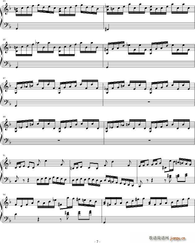 Concerto(八字歌谱)7