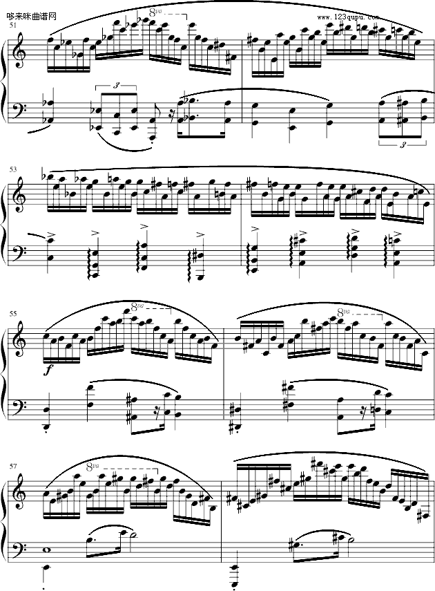 練習曲Op.25No.11-肖邦(鋼琴譜)9