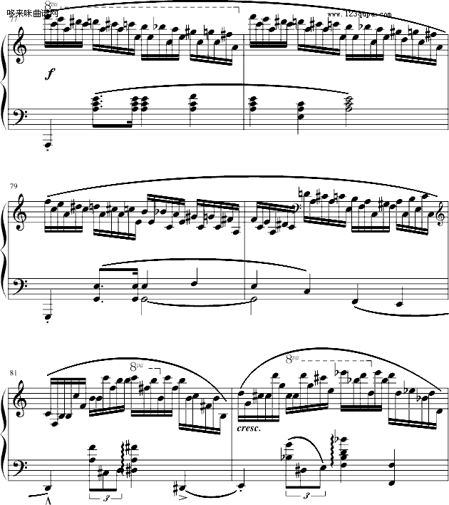 練習曲Op.25No.11-肖邦(鋼琴譜)13