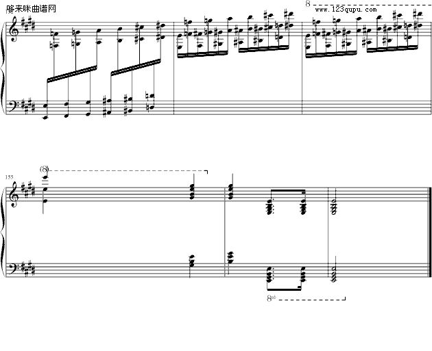 霍洛維茲卡門幻想曲-比才(鋼琴譜)9
