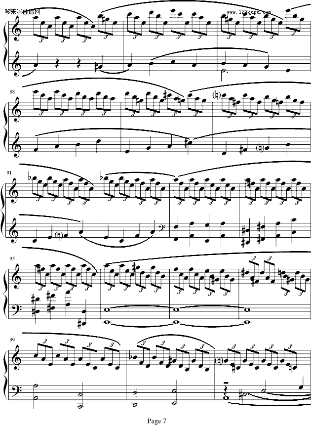 海頓奏鳴曲第一樂章-海頓(鋼琴譜)7