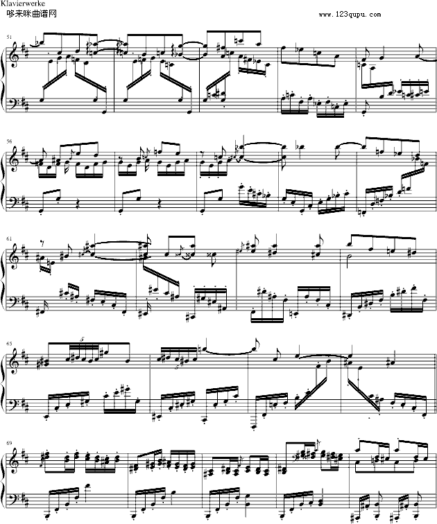 隨想曲Op.76No.2-勃拉姆斯(鋼琴譜)3