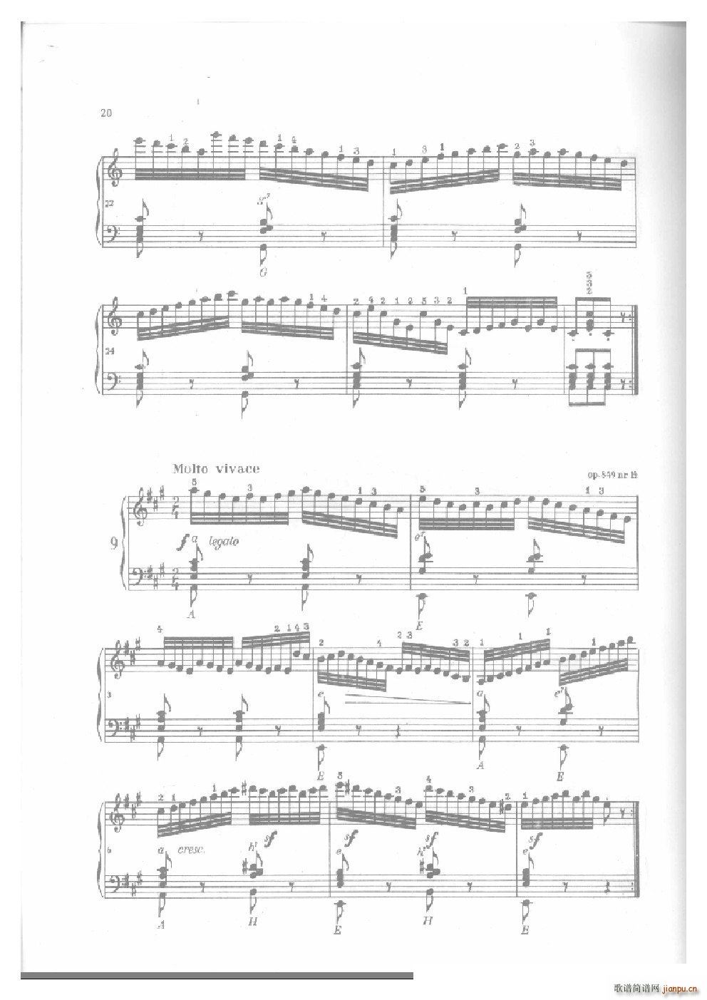 车尔尼手风琴练习曲集 Ⅱ(手风琴谱)19