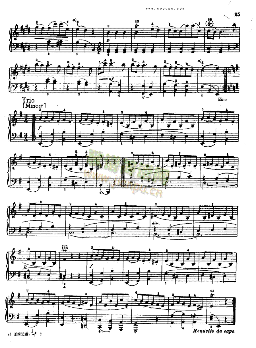 奏鸣曲三1767年出版键盘类钢琴 4