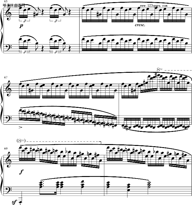 練習曲Op.25No.11-肖邦(鋼琴譜)11