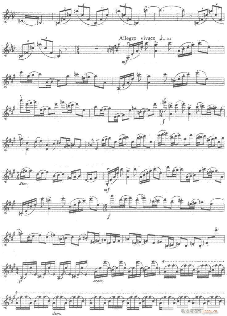 幻想曲1-6-提琴(笛簫譜)5
