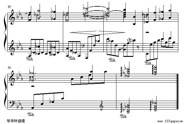第二钢琴协奏曲第三乐章-拉赫玛尼诺夫(钢琴谱)3