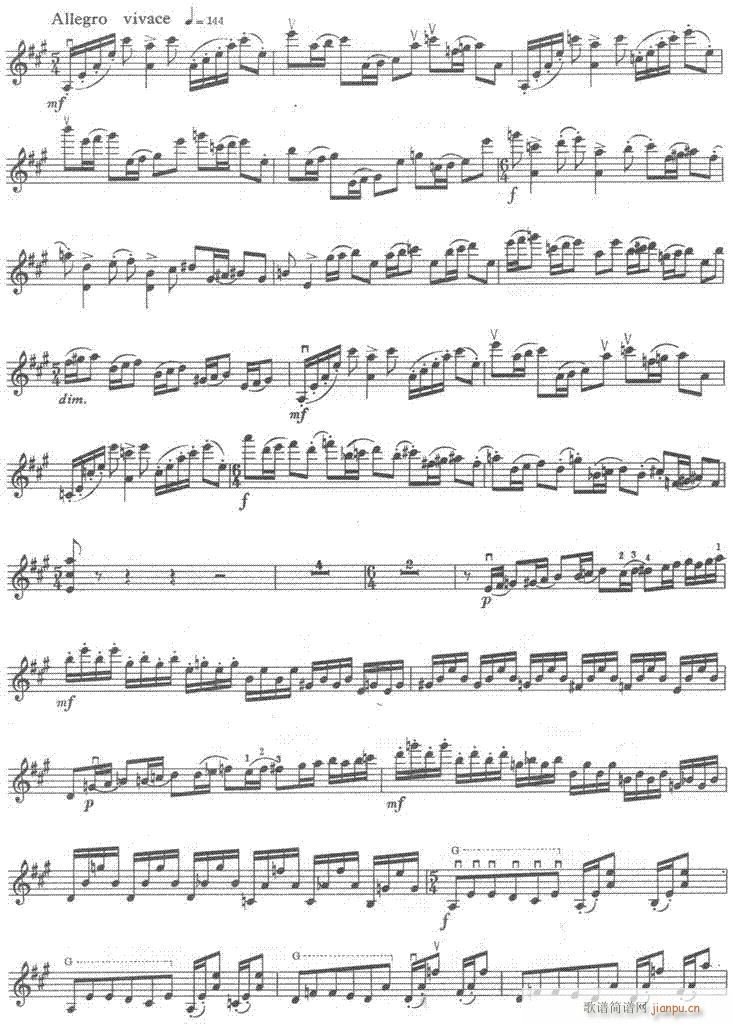 幻想曲1-6-提琴 2