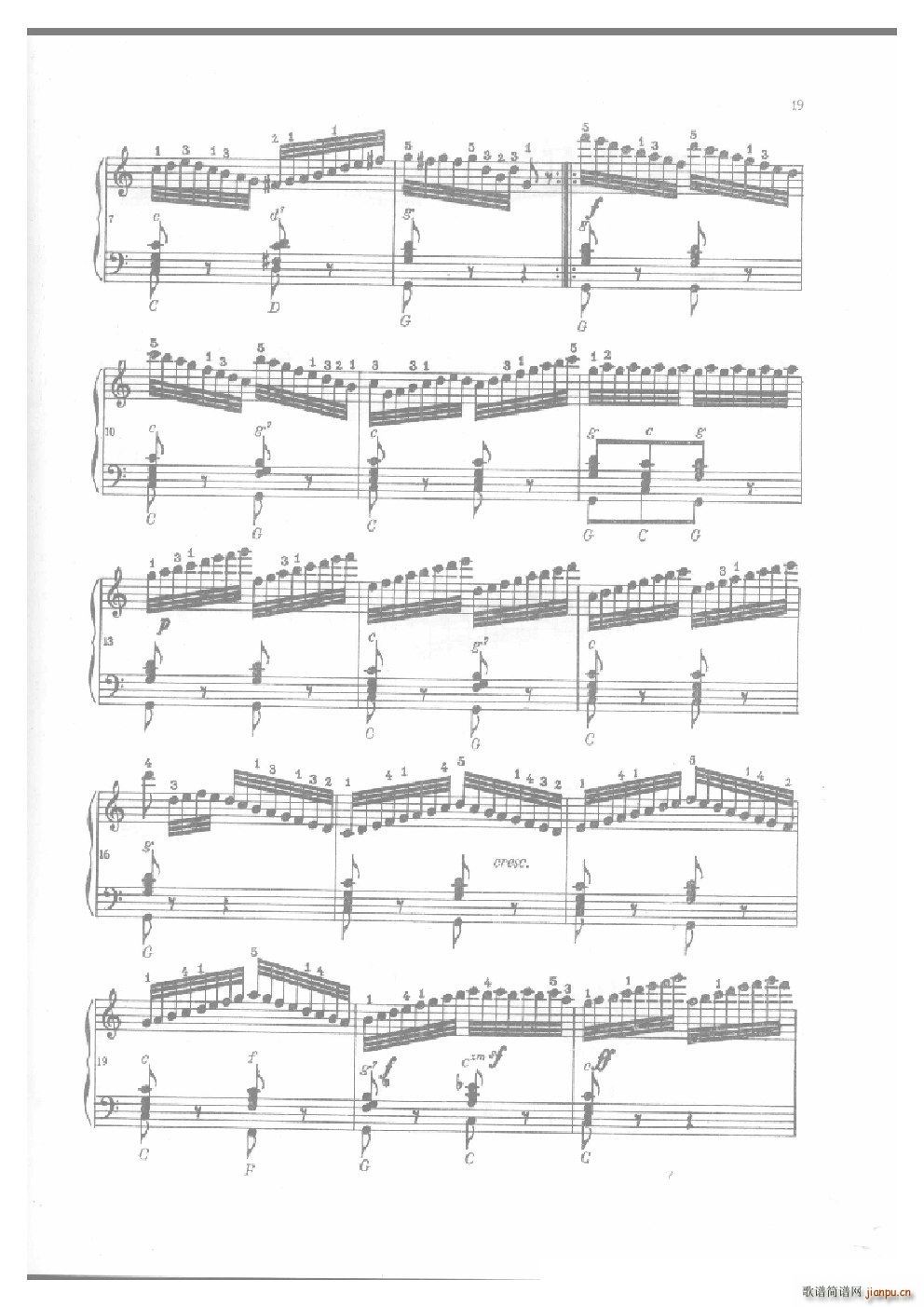 车尔尼手风琴练习曲集 Ⅱ(手风琴谱)18
