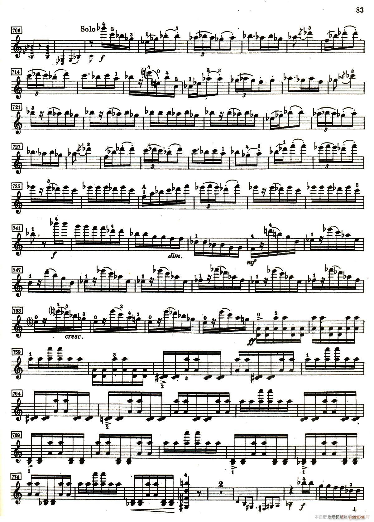 D小調小提琴協奏曲(小提琴譜)22