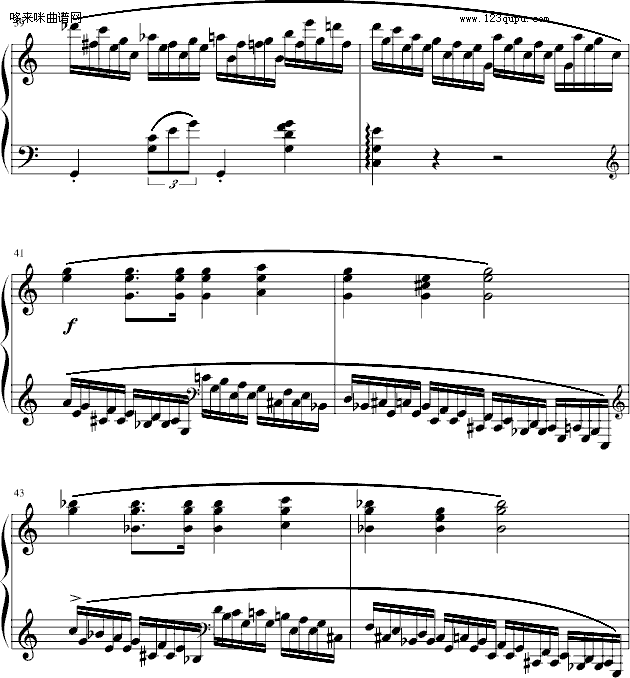 練習曲Op.25No.11-肖邦(鋼琴譜)7