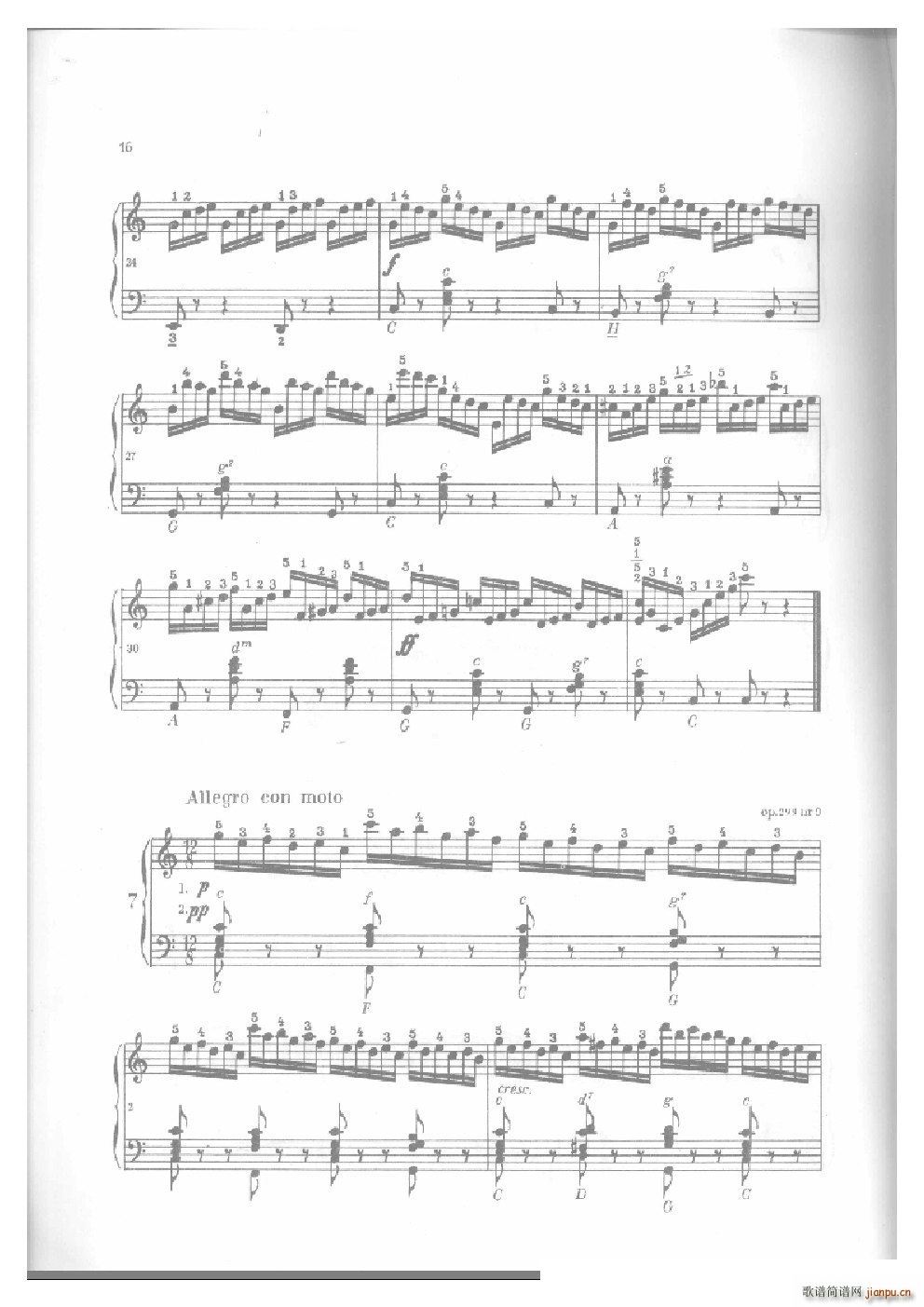 车尔尼手风琴练习曲集 Ⅱ(手风琴谱)15