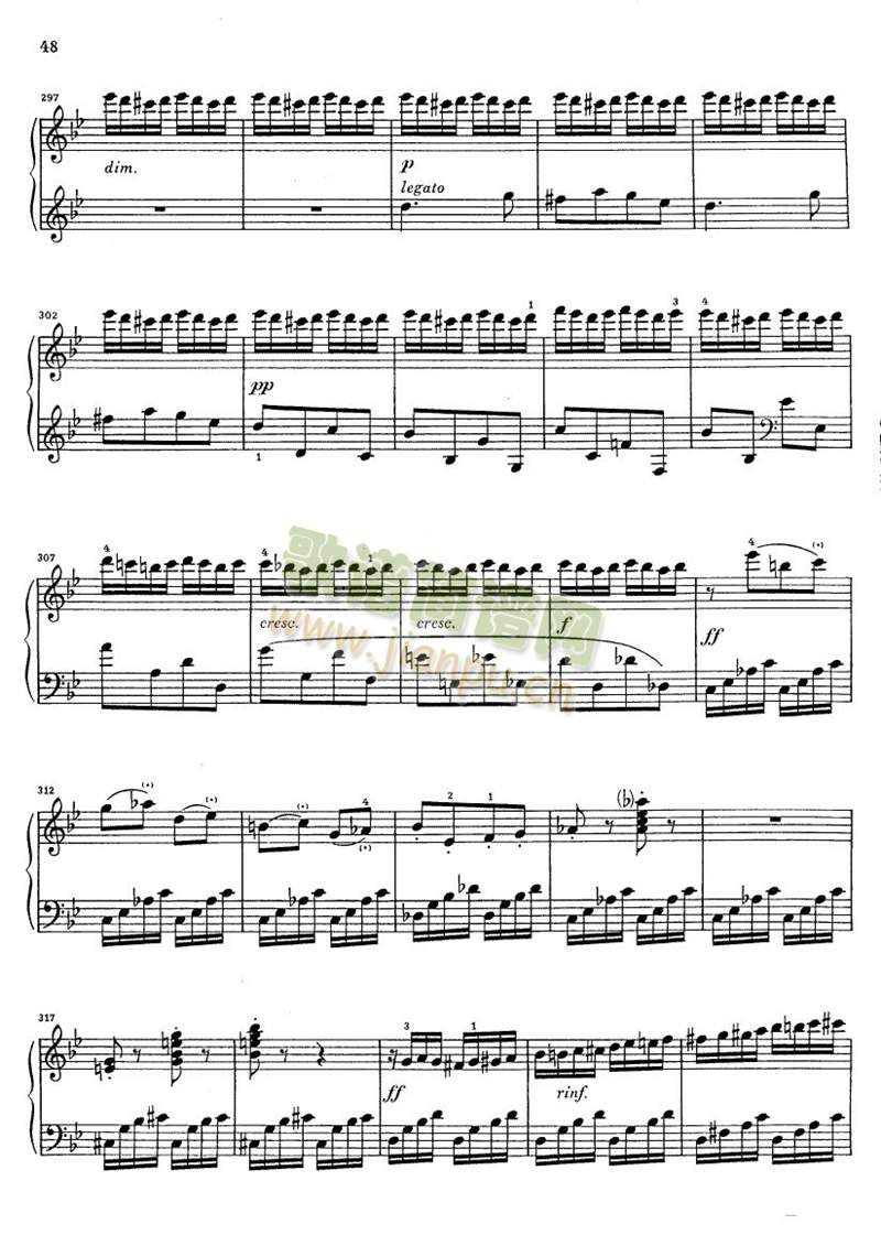 钢琴谱克莱门蒂g小调钢琴奏鸣曲17-23是网友免费上传分享的一首旋律